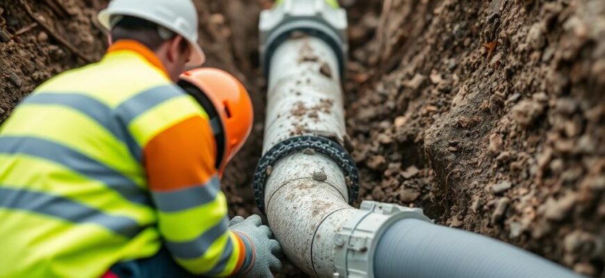Прокладка сети канализации: от идеи до первого спуска воды